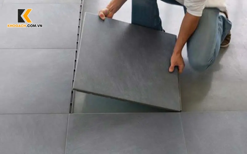 Gạch Porcelain (Gạch bán sứ) lát nền