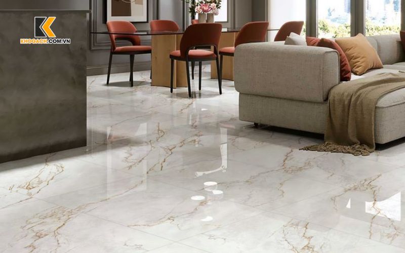 Gạch lát nền 60x120 cho không gian phòng khách