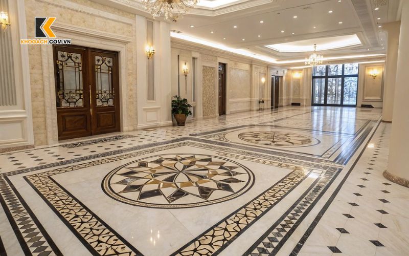 Gạch thảm trang trí phòng khách là gì?