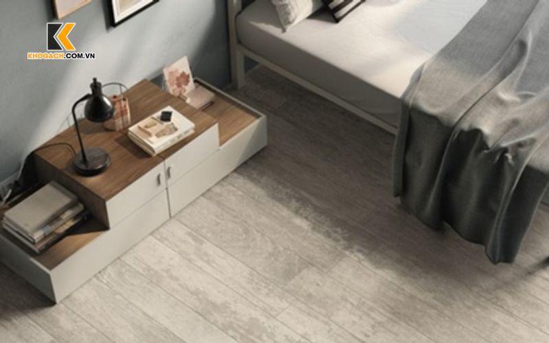 Các loại gạch giả gỗ phù hợp cho phòng ngủ