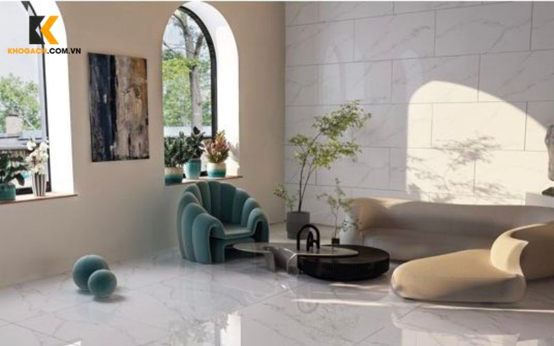 Gạch ốp tường vân đá khổ lớn 60x120