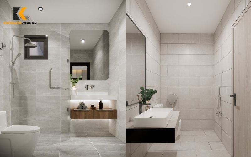 Nhà tắm phong cách hiện đại – tối giản