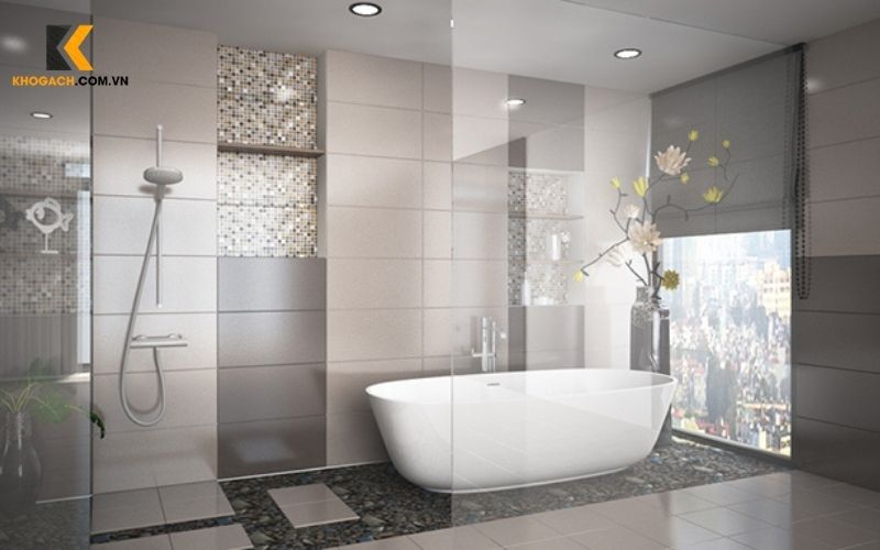 Những lưu ý khi chọn và thi công gạch ốp tường nhà tắm 30x60